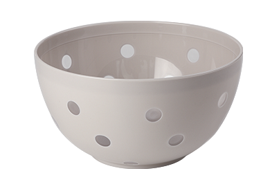 Bicolour salad bowl "Sens" 2 L, platinum